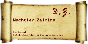 Wachtler Zelmira névjegykártya